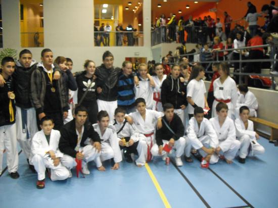 les médaillés du vaucluse au championnat Paca combat 2009