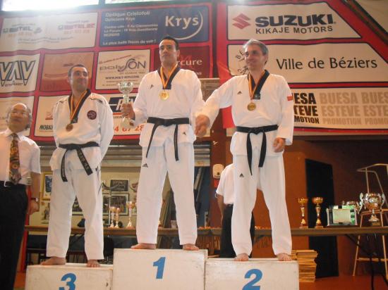 podium open international de Bézièrs