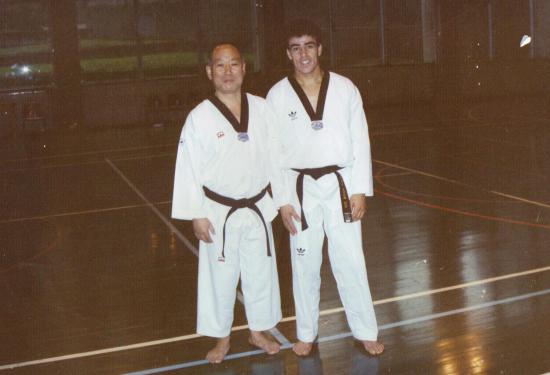 Stage avec le grand  maître Park Haman Paris mars 1992